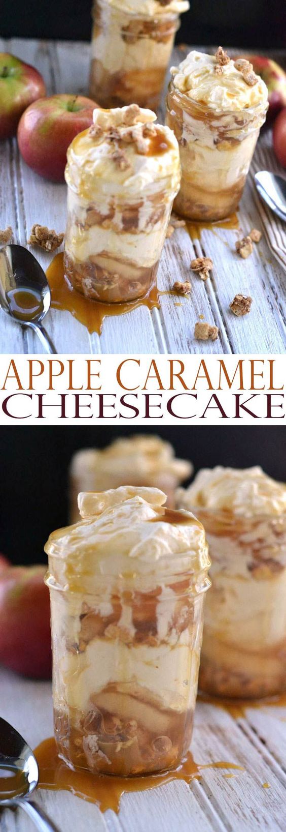 Thanksgiving Desserts: Apple Caramel Cheesecake Recipe