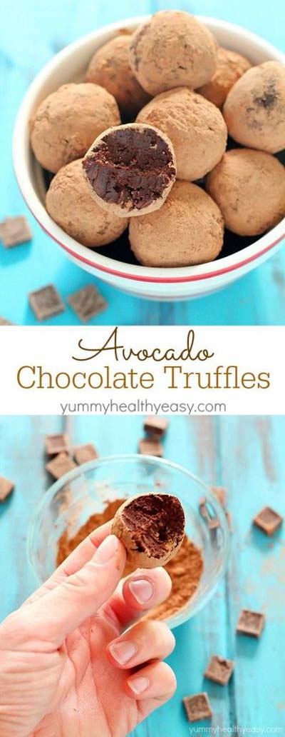 Truffle Dessert Recipes: Avocado Truffle Chocolates Recipe