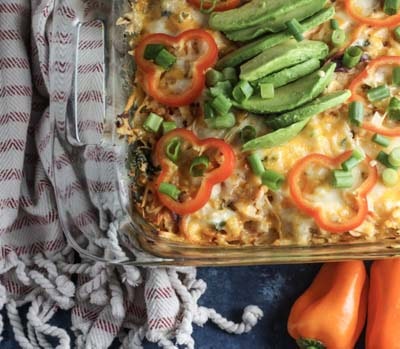 Keto Casserole Recipes: Buffalo Chicken Casserole