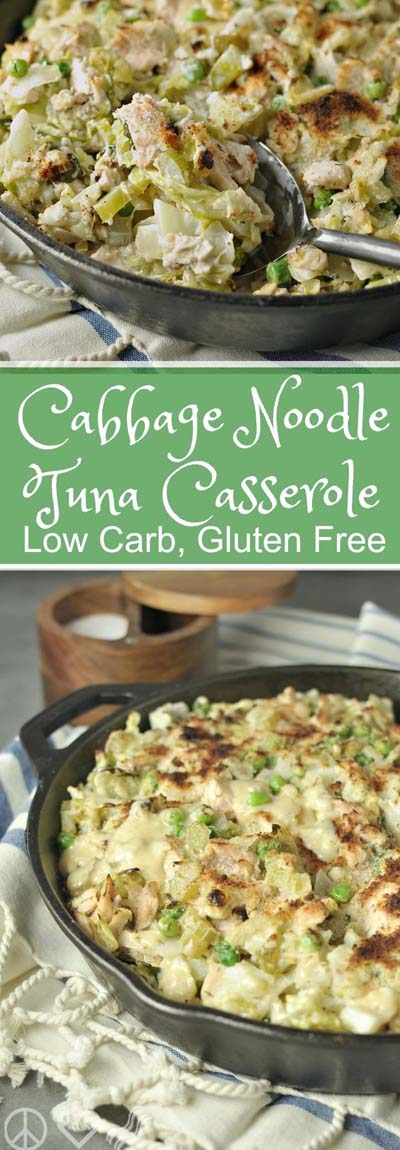 Keto Casserole Recipes: Cabbage Noodle Tuna Casserole