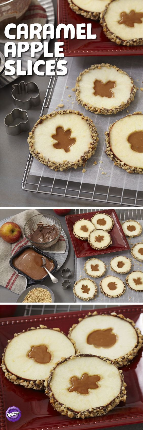 Thanksgiving Desserts: Candy Caramel Apple Slices