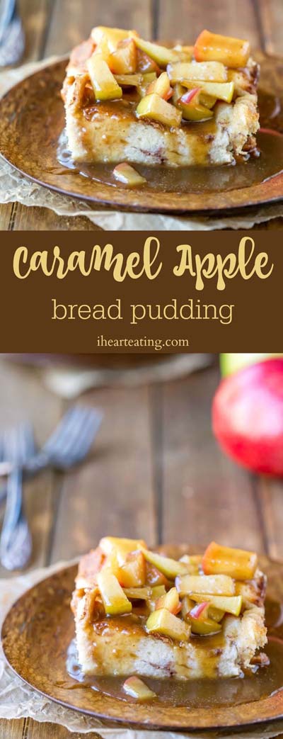 Easy caramel dessert recipes: Caramel Apple Bread Pudding