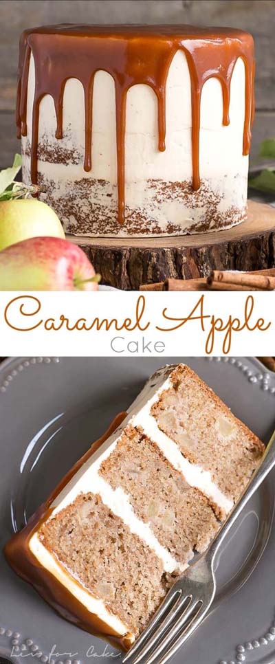 Easy caramel dessert recipes: Caramel Apple Cake