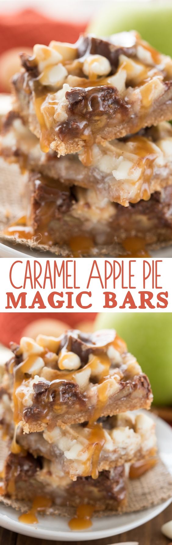 Thanksgiving Desserts: Caramel Apple Pie Magic Bars