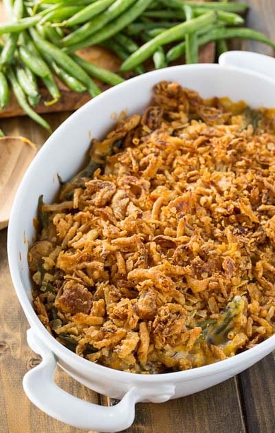 Christmas Dinner Recipes: Cheesy Green Bean Casserole