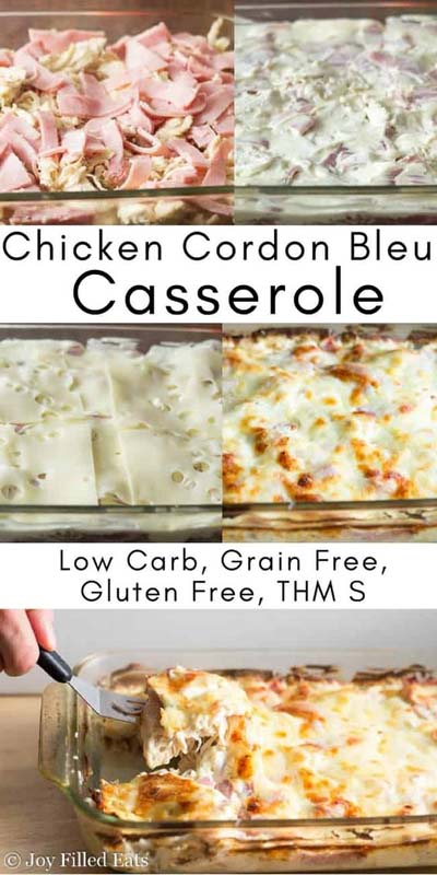 Keto Casserole Recipes: Chicken Cordon Bleu Casserole