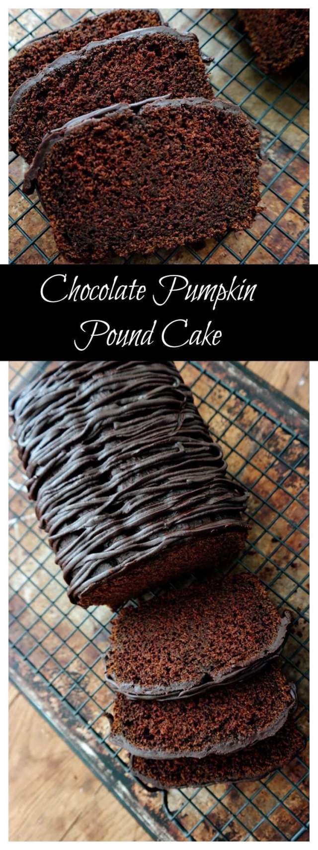 Pumpkin Spice Recipes: Chocolate Pumpkin Pound Cake