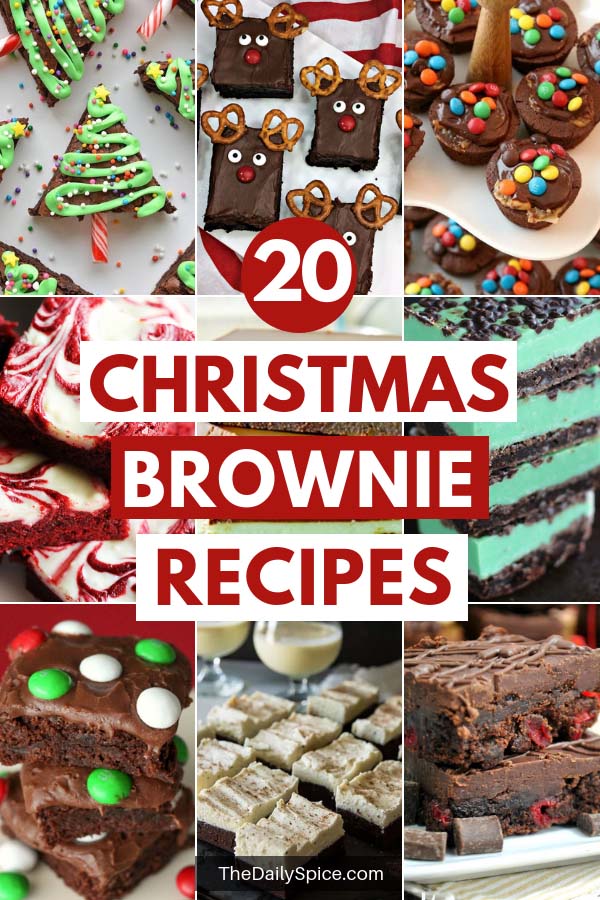 20 Decadent Christmas Brownie Recipes The Daily Spice