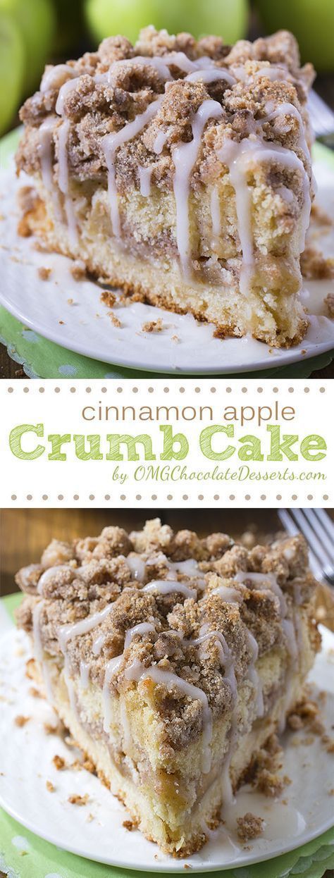 Thanksgiving Desserts: Cinnamon Apple Crumb Cake
