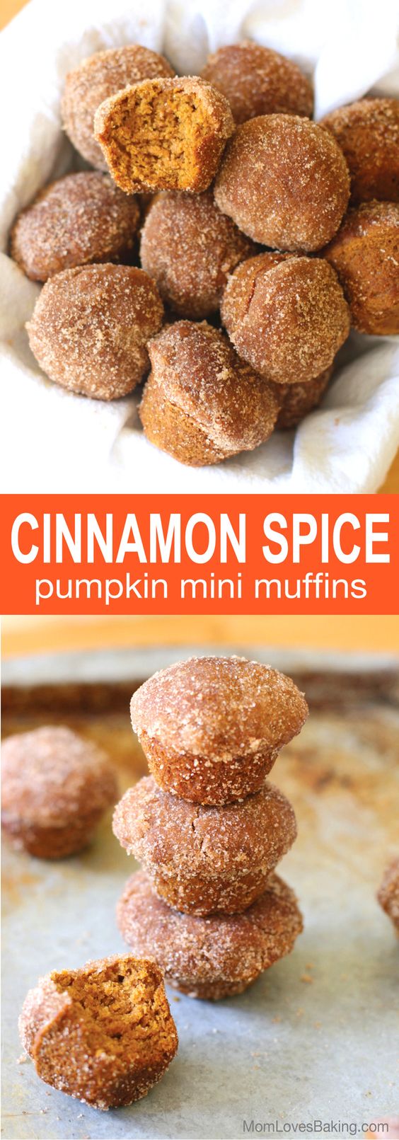 Pumpkin Spice Recipes: Cinnamon Spice Pumpkin Mini Muffins