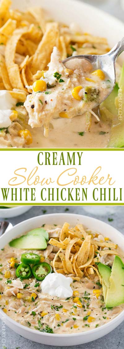 Chili Recipes: Creamy Slow-Cooker White Chicken Chili