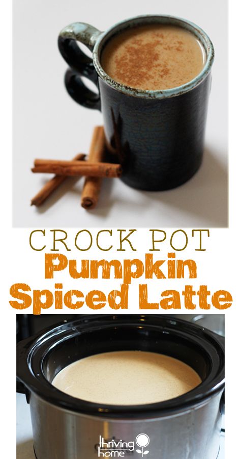 Crock Pot Pumpkin Spiced Latte