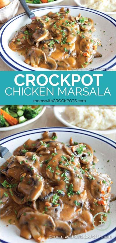 Crockpot Chicken Marsala Recipe