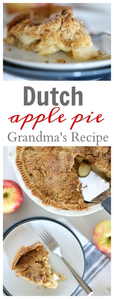 Thanksgiving Desserts: Dutch Apple Pie Recipe