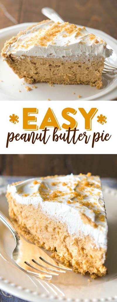 Peanut Butter Desserts: Easy Peanut Butter Pie Recipe