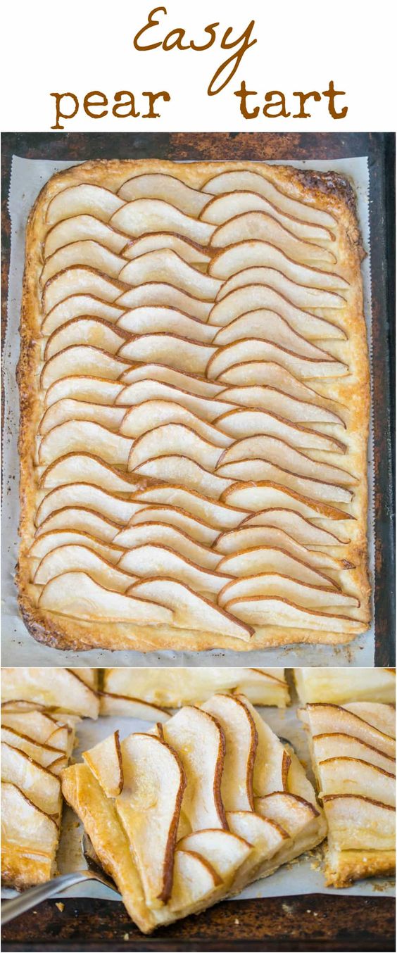 Thanksgiving Desserts: Easy Pear Tart