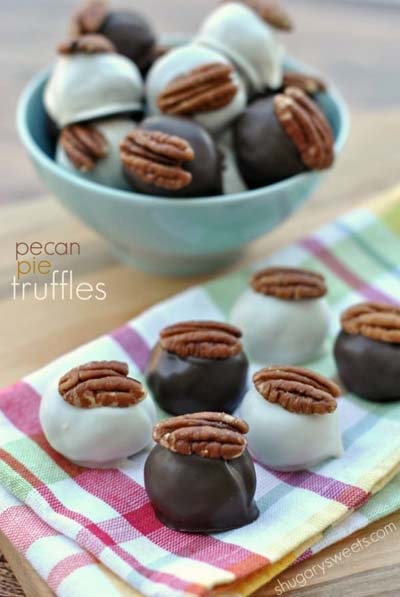 Truffle Dessert Recipes: Easy Pecan Pie Truffles