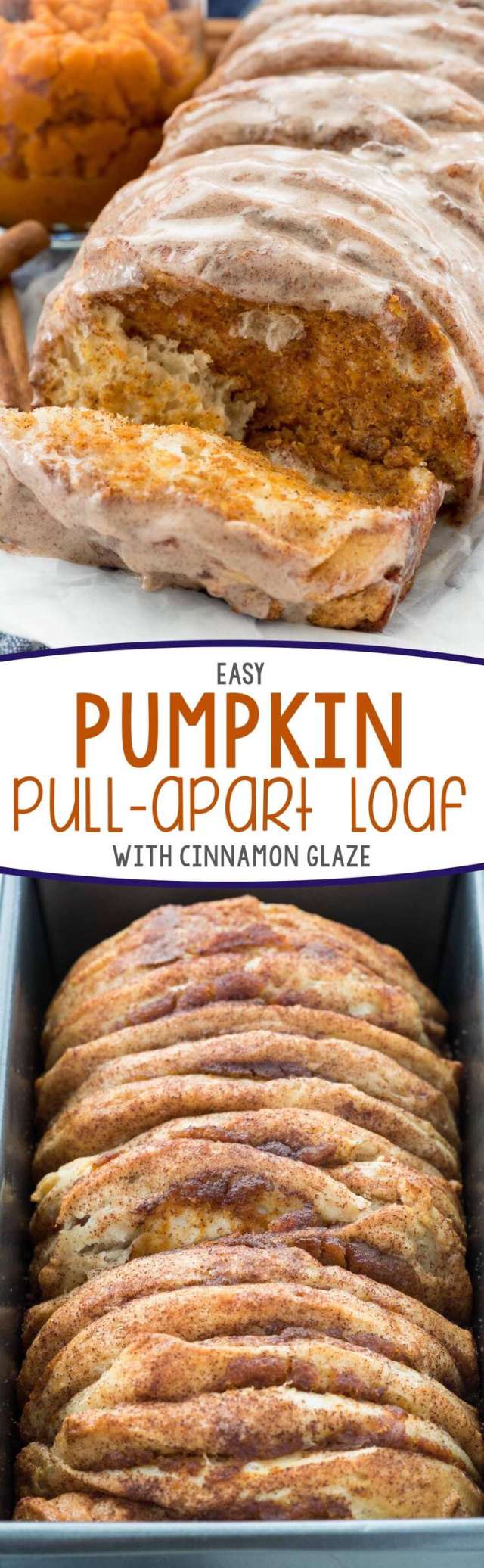 Pumpkin Spice Recipes: Easy Pumpkin Pull-Apart Loaf