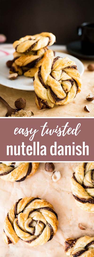 Easy Twisted Nutella Danish Recipe