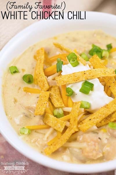 Chili Recipes: Family Favorite White Chicken Chili