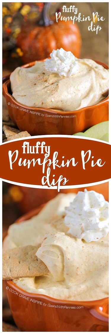 Pumpkin Spice Recipes: Fluffy Pumpkin Pie Dip