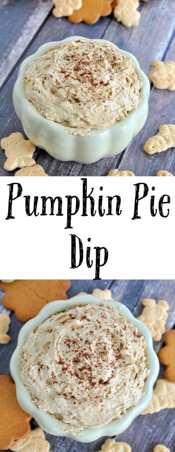 Thanksgiving Desserts: Four Ingredient Pumpkin Pie Dip