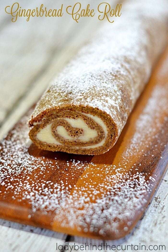 Christmas Gingerbread Recipes: Gingerbread Cake Roll