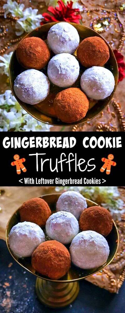 Truffle Dessert Recipes: Gingerbread Cookie Truffles