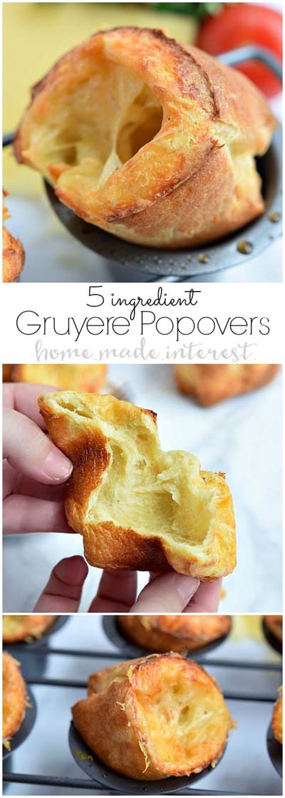 Christmas Dinner Recipes: Gruyere Popovers