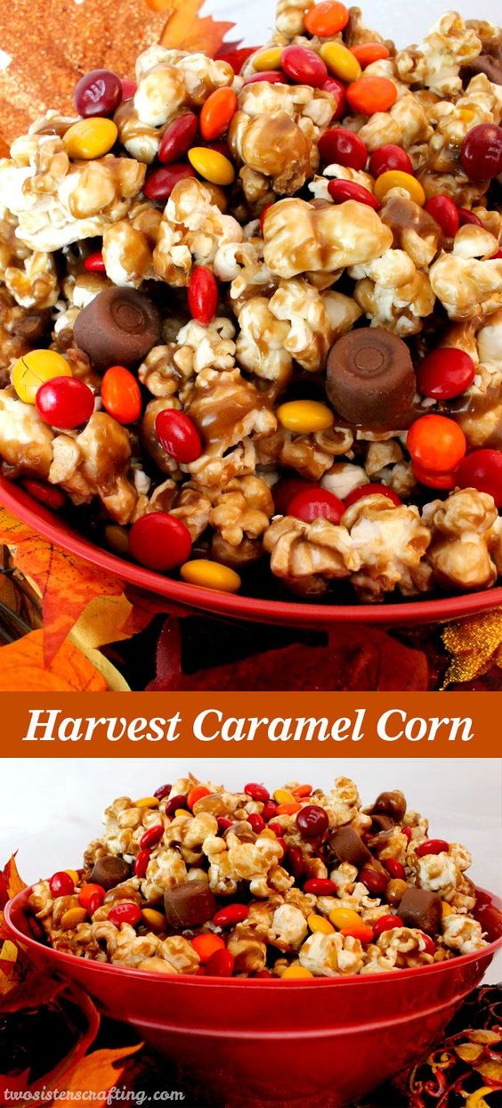 Thanksgiving Desserts: Harvest Caramel Corn