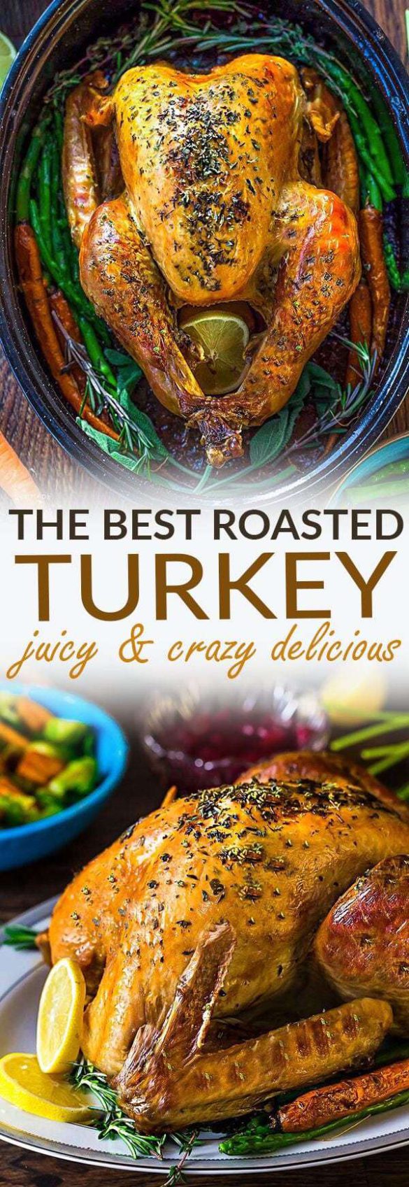 Herb Roasted Turkey 585x1697 