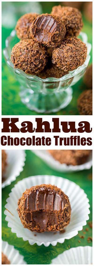 Truffle Dessert Recipes: Kahlua Chocolate Truffles