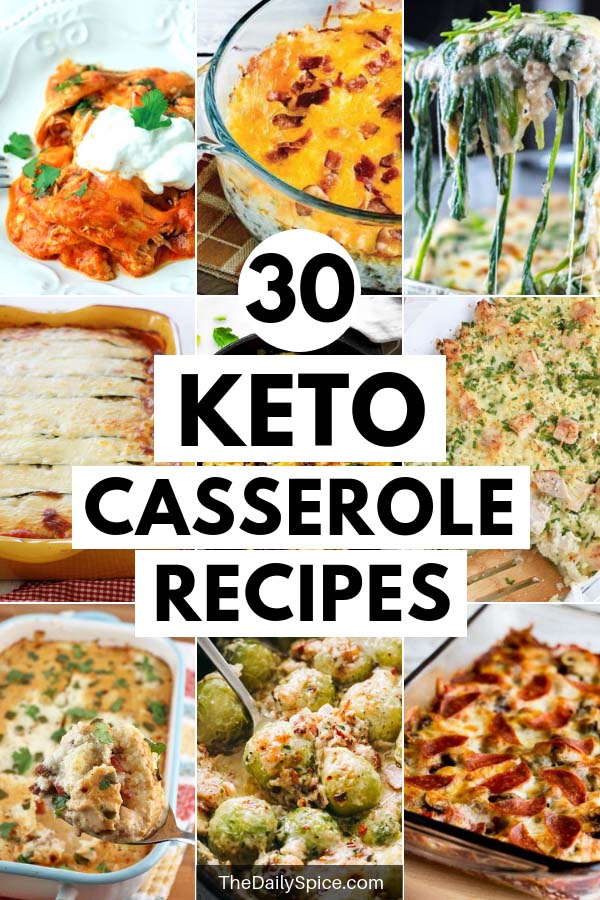 30 Easy Keto Casserole Recipes For Weight Loss - The Daily Spice