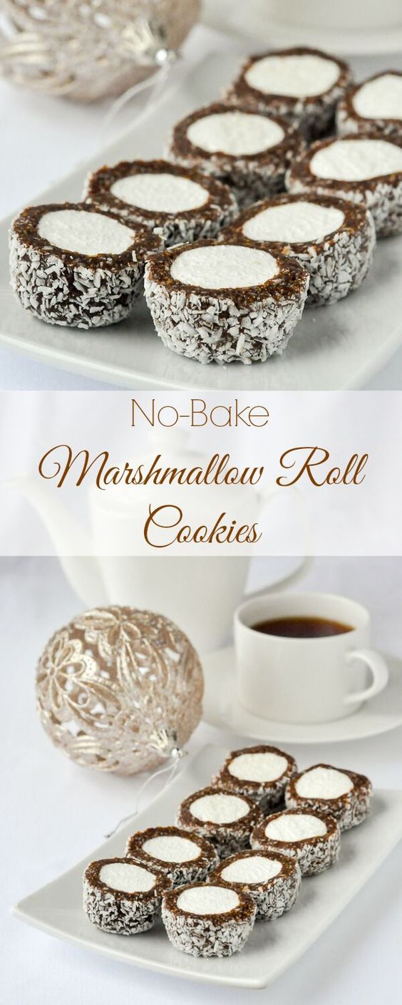 Christmas Cookies: Marshmallow Roll Cookies