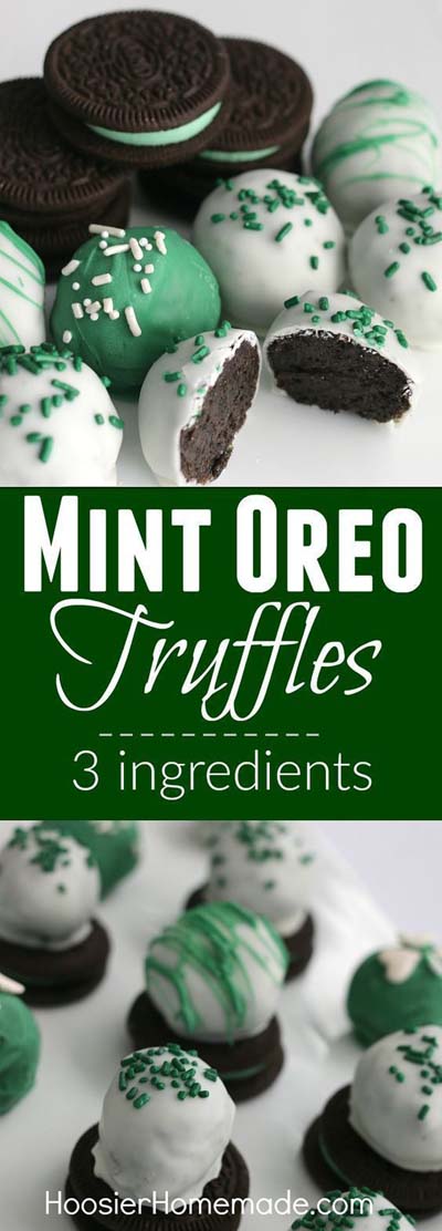 Truffle Dessert Recipes: Mint Oreo Truffles