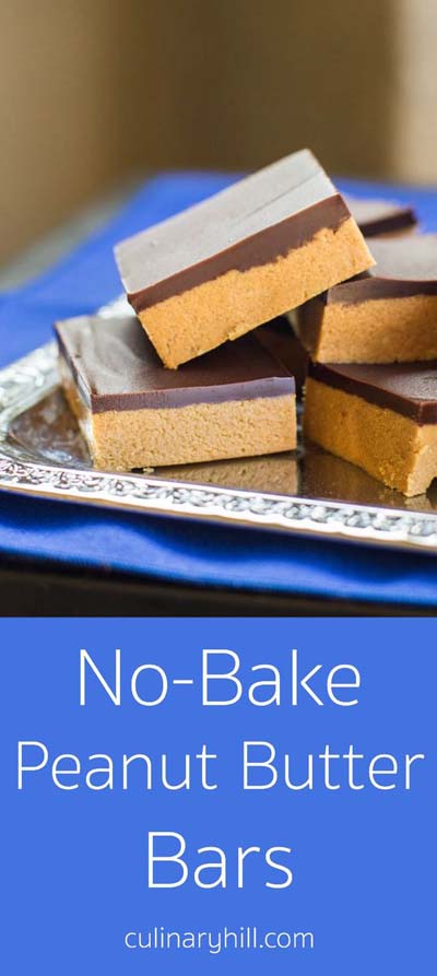 Peanut Butter Desserts: No Bake Peanut Butter Bars