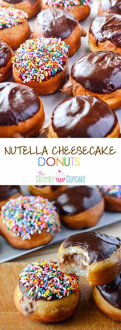Nutella Cheesecake Donuts