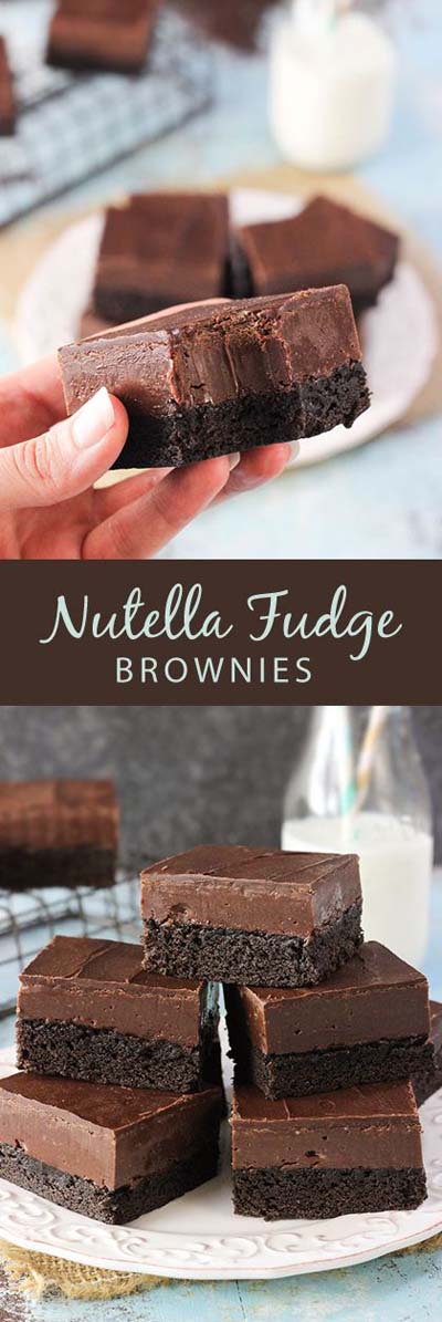 Nutella Fudge Brownies