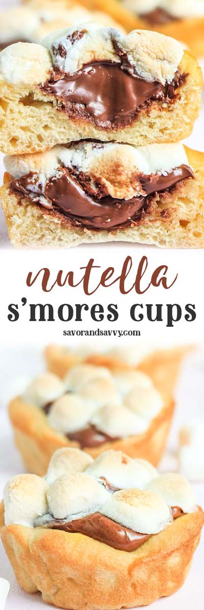 Nutella Smores Cups