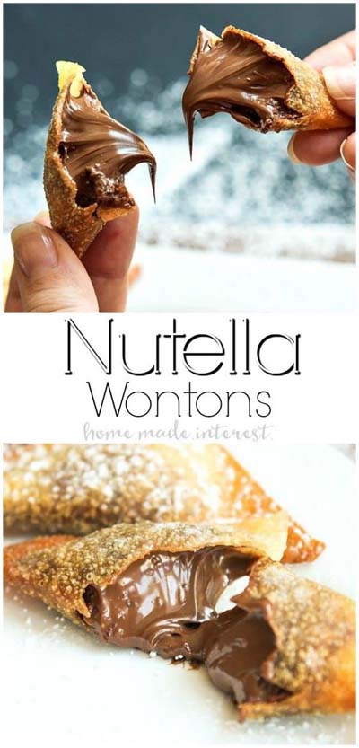 Nutella Wontons