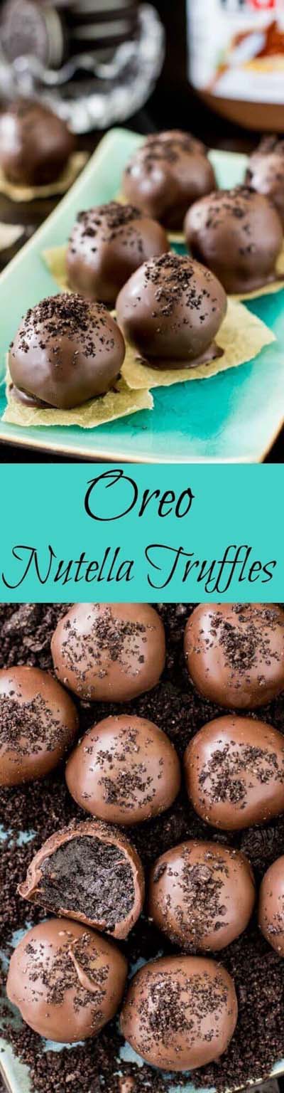 Oreo Nutella Truffles