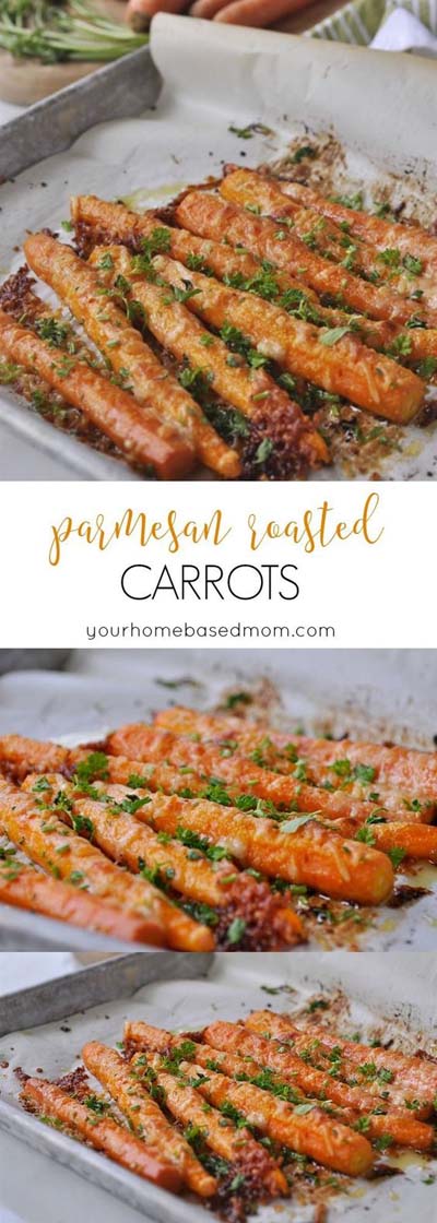 Christmas Dinner Recipes: Parmesan Roasted Carrots