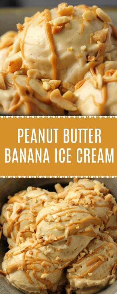 Peanut Butter Desserts: Peanut Butter Banana Ice Cream