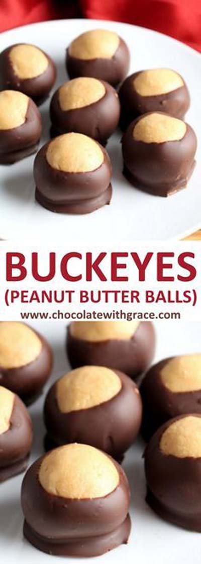 Peanut Butter Desserts: Peanut Butter Buckeyes