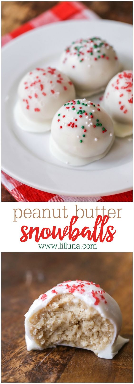 Christmas Cookies: Peanut Butter Snowballs