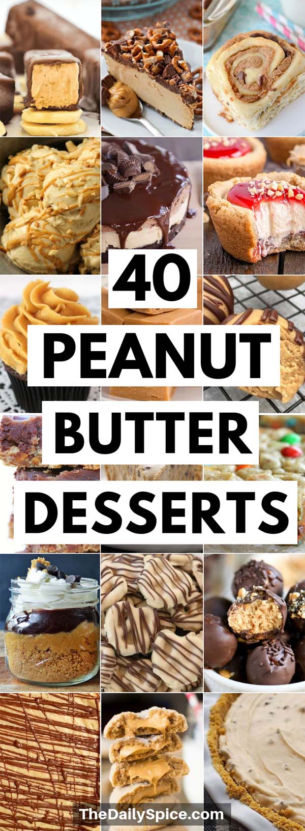 Peanut butter desserts 