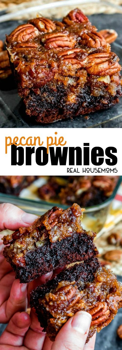 Thanksgiving Desserts: Pecan Pie Brownies