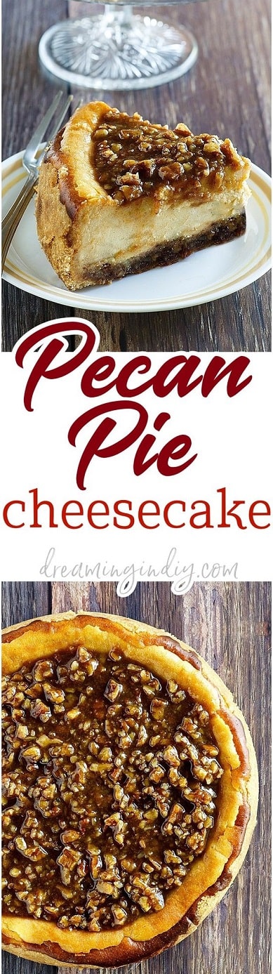 Thanksgiving Desserts: Pecan Pie Cheesecake