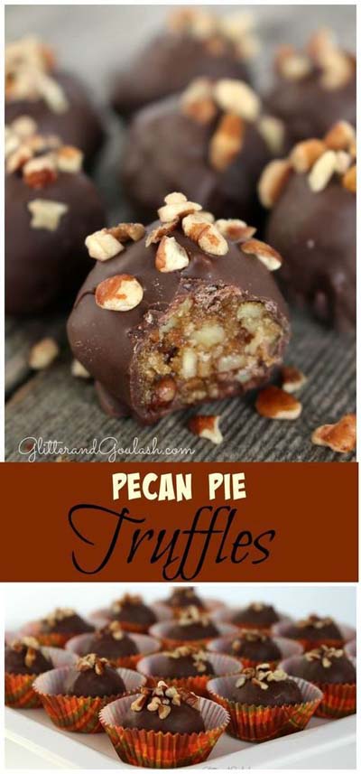 Truffle Dessert Recipes: Pecan Pie Truffles