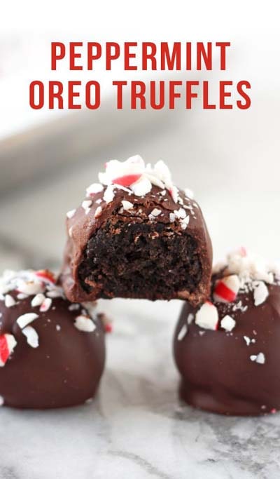 Truffle Dessert Recipes: Peppermint Oreo Truffles